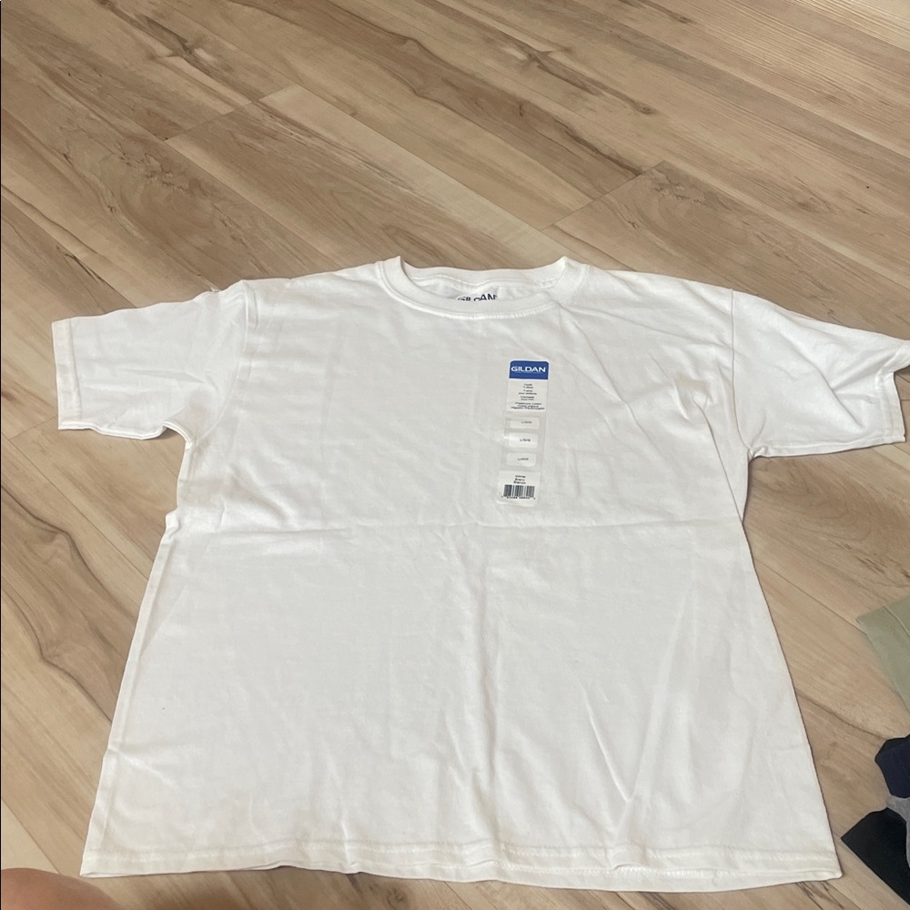 Gildan kids White Short Sleeve Tee